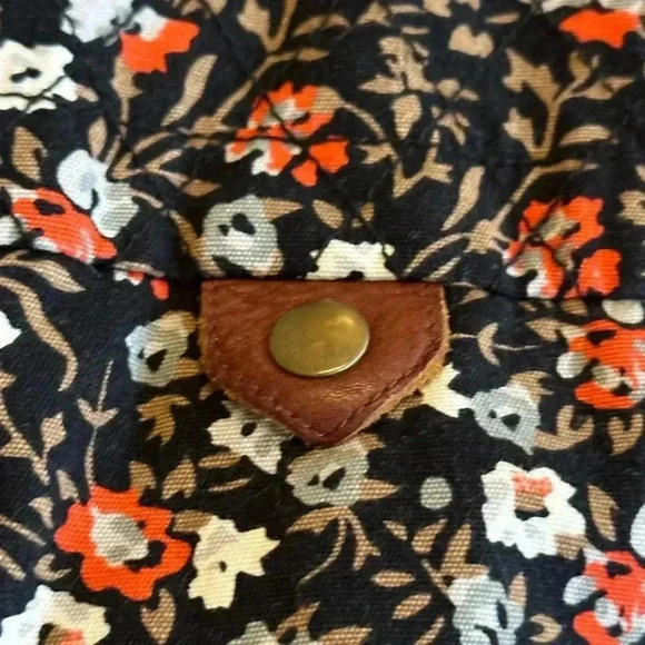 Hei Hei | Anthropologie Tinsley Floral Cropped Asymmetrical Zip Moto Jacket - Picture 8 of 10